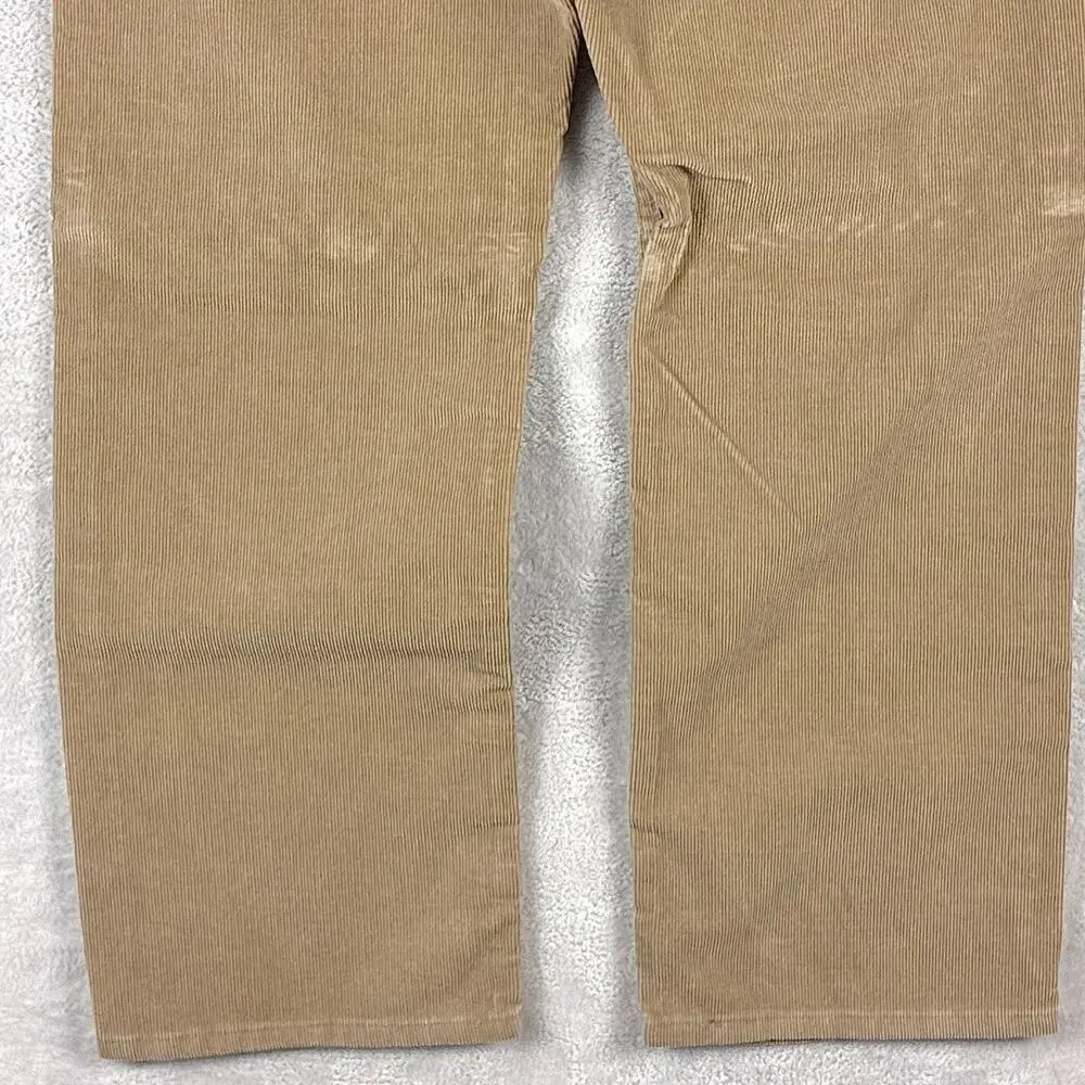 VTG Levis 559 Pants Men 33x30 Beige Corduroy Relaxed Straight Baggy Skate Y2K